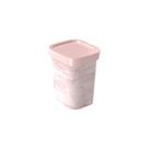 Lixeira de Plástico com Tampa 4,6 L Classic Rosa Fosca Mármore