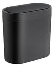 Lixeira De Plastico P/ Banheiro 6l Preta Automatica - Oikos