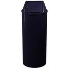 Lixeira de Plástico Preta 80x32cm com Tampa Vai Vem 50 Litros - EB27P - JSN