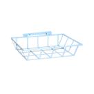 Lixeira de Rua Para Muro Parede ou Grade Branca 60x45x12cm