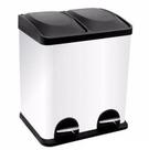 Lixeira Dupla 2 Compartimento 30 Litro Pedal Coleta Seletiva