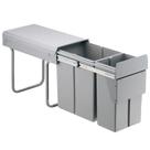 Lixeira Dupla Deslizante 02 Baldes 30l 245xx385x480mm Hafele