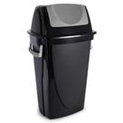 Lixeira ECOBLACK 46L PRETA BASCULANTE