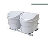 Lixeira Ecológica de Base 24L 8718 Cromado Lixeira Ecológica de Base 24L 8718 Cromado