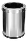 Lixeira Em Aço Inox Com Aro Inox 30 Litros