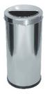 Lixeira Em Aço Inox Com Aro Meia Lua Inox 22 L Home Office