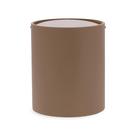 Lixeira em Mdf com Revestimento em Pu 28cm Marrom 19537 Mart