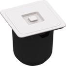 Lixeira Embutir Quadrada 8 LITROS Plástica 2 cores - METASUL-ARQUITECH Lixeira Embutir Quadrada 8 LITROS Plástica 2 cores - METASUL-ARQUITECH
