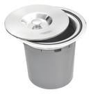 Lixeira Embutir Tramontina Clean Round Inox Baldeplastico 5l Lixeira Embutir Tramontina Clean Round Inox Baldeplastico 5l