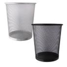 Lixeira Escritório Metal Telada 12L Cesto de Lixo Moderno Resistente Design Elegante Home Office Quarto