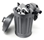 Lixeira Fidget Toy MunnyGrubbers Racoon Articulating 3D Lixeira Fidget Toy MunnyGrubbers Racoon Articulating 3D