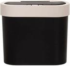 Lixeira flat 2,8 l - preto e light gray - coza