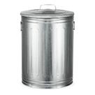 Lixeira grande 100 litros aço galvanizado lixeira americana Lixeira grande 100 litros aço galvanizado lixeira americana