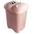 Lixeira Hipopotamo Com Pedal Infantil 14 Litros Rosa Unidade