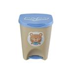 Lixeira infantil 7,5l usual baby bear quarto bebê