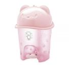 Lixeira Infantil Com Pedal Fofura 6,5 Litros Adoleta Bebê - Rosa