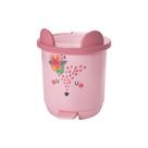 Lixeira Infantil Decorada Ursinho Para quarto de Bebê 6,5 Litros PlasUtil Azul e Rosa Lixeira Infantil Decorada Ursinho Para quarto de Bebê 6,5 Litros PlasUtil Azul e Rosa
