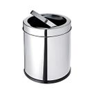 Lixeira Inox 12l Inox Basculante Banheiro Cozinha Escritório C/ Pedal Lixeira Inox 12l Inox Basculante Banheiro Cozinha Escritório C/ Pedal