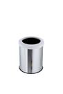 Lixeira Inox 15 Litros Com Aro Plástico Cozinha Banheiro