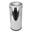 Lixeira Inox 18 Litros Com Tampa Flip Top Basculante Lixeira Inox 18 Litros Com Tampa Flip Top Basculante