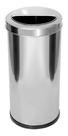 Lixeira Inox 22 Litros Com Aro Meia Lua