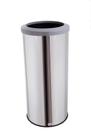 Lixeira Inox 50 Litros Aro Esmaltado Cesto De Lixo Cozinha