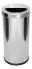 Lixeira Inox 50 Litros Com Aro Meia Lua