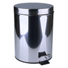 Lixeira Inox 5L com Pedal Shine Cazza Prata
