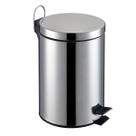 Lixeira Inox 7l Redonda com Pedal Rdesign