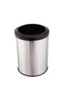 Lixeira Inox Aro Esmaltado 30 Litros Cesto De Lixo Reciclavel