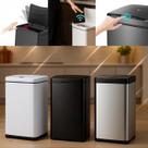 Lixeira Inox Automática Grande Inox 40 L. Sensor Inteligente