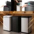 Lixeira Inox Automática Grande Inox 50L. Sensor Inteligente