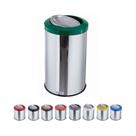Lixeira Inox Basculante 20 Litros Tampa Flip Top Com Cor Lixeira Inox Basculante 20 Litros Tampa Flip Top Com Cor