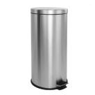 Lixeira Inox Com Pedal 30 Litros Cozinha Cesto Removível