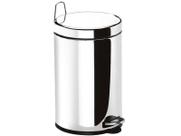 Lixeira Inox Com Pedal E Balde 12 Litros ø 25 X 41 Cm Lixeira Inox Com Pedal E Balde 12 Litros ø 25 X 41 Cm