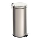Lixeira Inox Com Pedal Tramontina Com Acabamento Polido E Balde Interno Removível 30 L