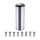 Lixeira Inox Com Tampa Basculante Flip-top 30 Litros Cesto De Lixo