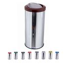 Lixeira Inox Com Tampa Flip-top Basculante 25 Litros Lixo Lixeira Inox Com Tampa Flip-top Basculante 25 Litros Lixo