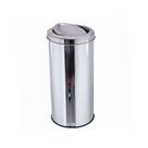 Lixeira Inox Com Tampa Flip-TopInox (Basculante) 25 Litros Lixeira Inox Com Tampa Flip-TopInox (Basculante) 25 Litros
