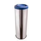 Lixeira Inox Com Tampa Flip-TopInox (Basculante) 30 Litros Lixeira Inox Com Tampa Flip-TopInox (Basculante) 30 Litros