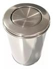 Lixeira inox flip top 24x30 12lts