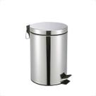Lixeira inox kala 5l c/pedal balde removivel