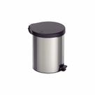 Lixeira Inox Polido com Pedal 12 Litros Linha New Tramontina
