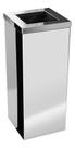 Lixeira Inox Quadrada 50 Litros Com Aro Inox
