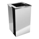 Lixeira Inox Quadrada Com Aro 36 Litros Lixeira Inox Quadrada Com Aro 36 Litros
