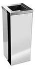 Lixeira Inox Quadrada Com Aro Em Inox 36 Litros Lixeira Inox Quadrada Com Aro Em Inox 36 Litros
