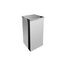 Lixeira Inox Quadrada Com Tampa Vai-vem 36 Litros Lixeira Inox Quadrada Com Tampa Vai-vem 36 Litros