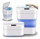 Lixeira Inteligente com Sensor Automatica Retratil Casa 18 L