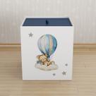 Lixeira Kit Higiene MDF com Tampa Quarto Infantil Urso Balão Lixeira Kit Higiene MDF com Tampa Quarto Infantil Urso Balão