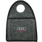 Lixeira Lixinho Automotiva Carro Carpete Logo Bordado para Câmbio Grafite